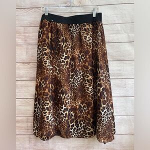 ‎LULAROE LEOPARD PRINT SKIRT